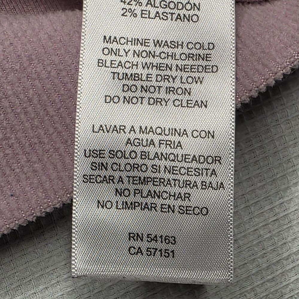 Marc New York Women’s Hooded Mauve Sweater M Kangaroo Pocket LS - Picture 11 of 13